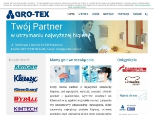Firma GRO-TEX dostarczy rękawiczek nitrylowych do szpitala i apteki